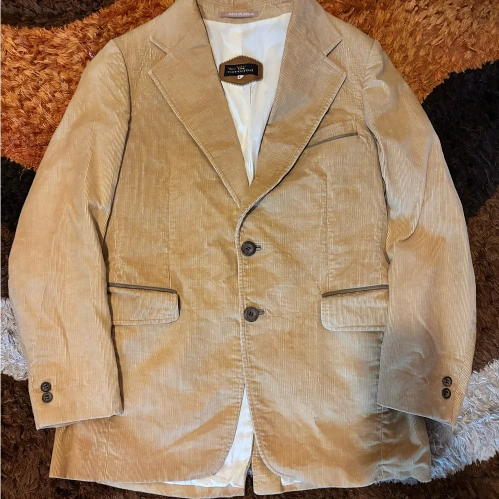 Vintage, Cortefiel, Corduroy, Blazer & Vest